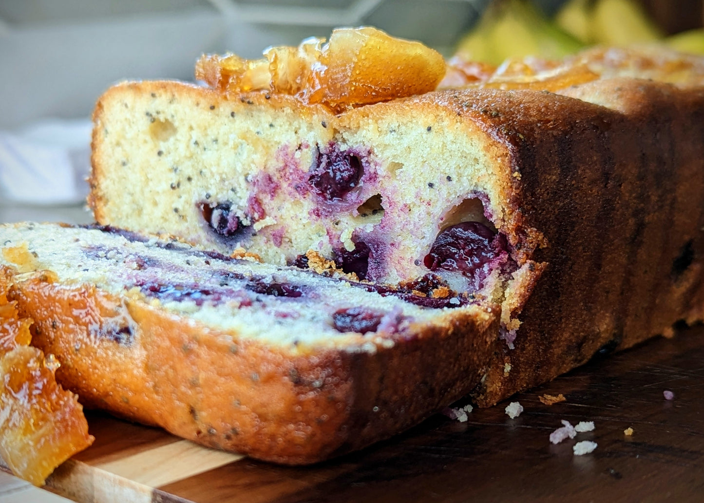 🍋 Lemon & Blueberry Poppy Seed Bread 🍋
