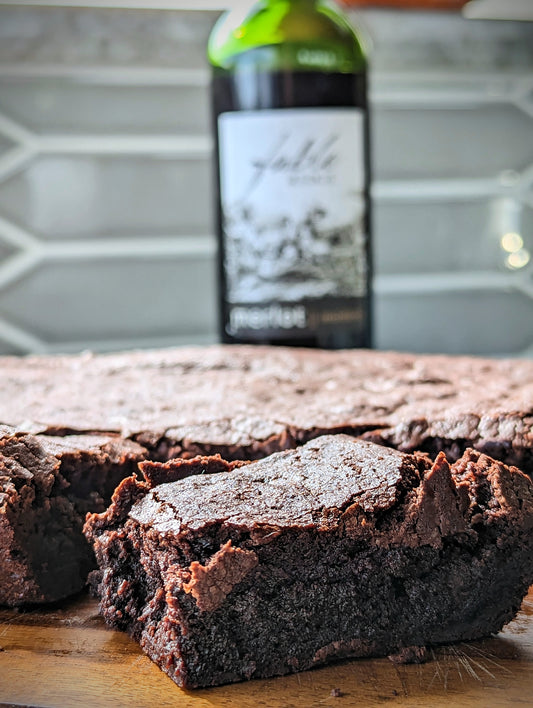 🍷 Red Wine Brownies 🍷